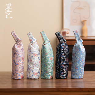 墨己织锦提花焖茶壶壶袋不易传家壶收纳袋不带手拎保温杯保护袋