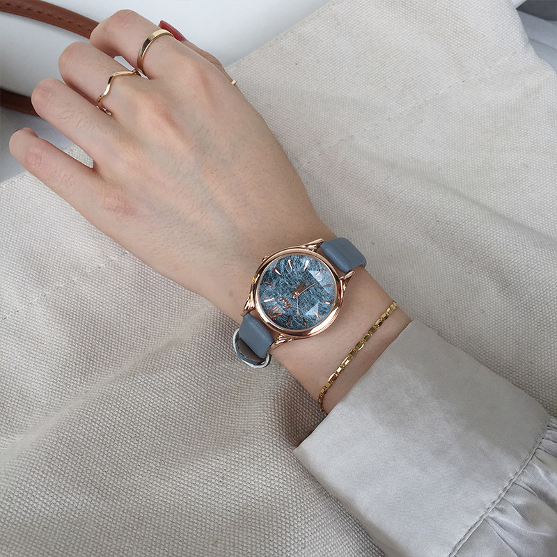 2020新款歌迪正品手表女ins风复古手表女学生韩版简约气质防水表