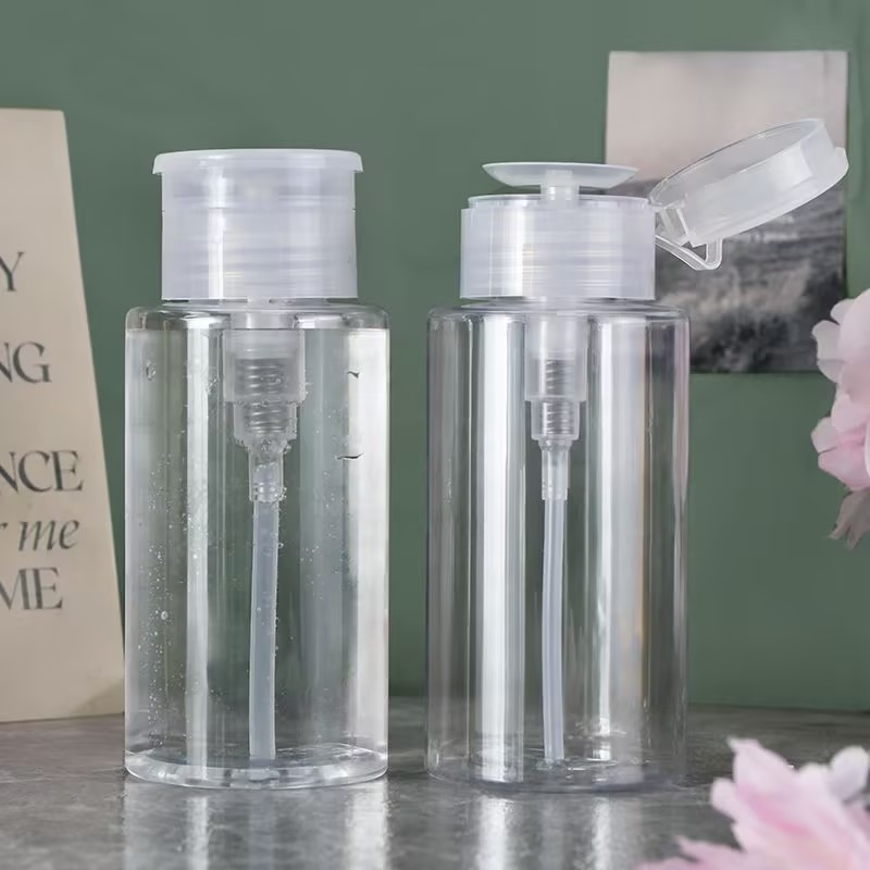 【活动中】美甲按压瓶卸妆水按压式空瓶分装洗甲水瓶爽肤水透明瓶