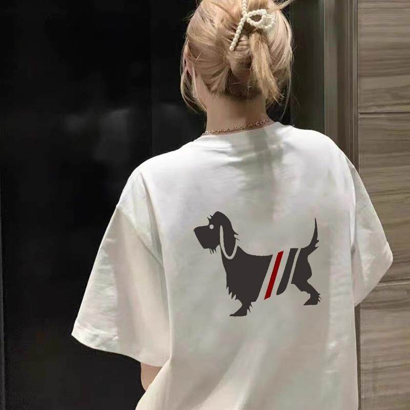 oversizeT恤女短袖2025新款夏宽松中长款上衣设计感小众欧美潮牌