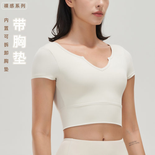 瑜伽短袖T恤超强弹性吸湿