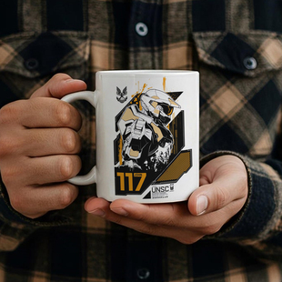 光环士官长HALO马克杯致远星游戏周边杯子咖啡杯男生礼物陶瓷水杯