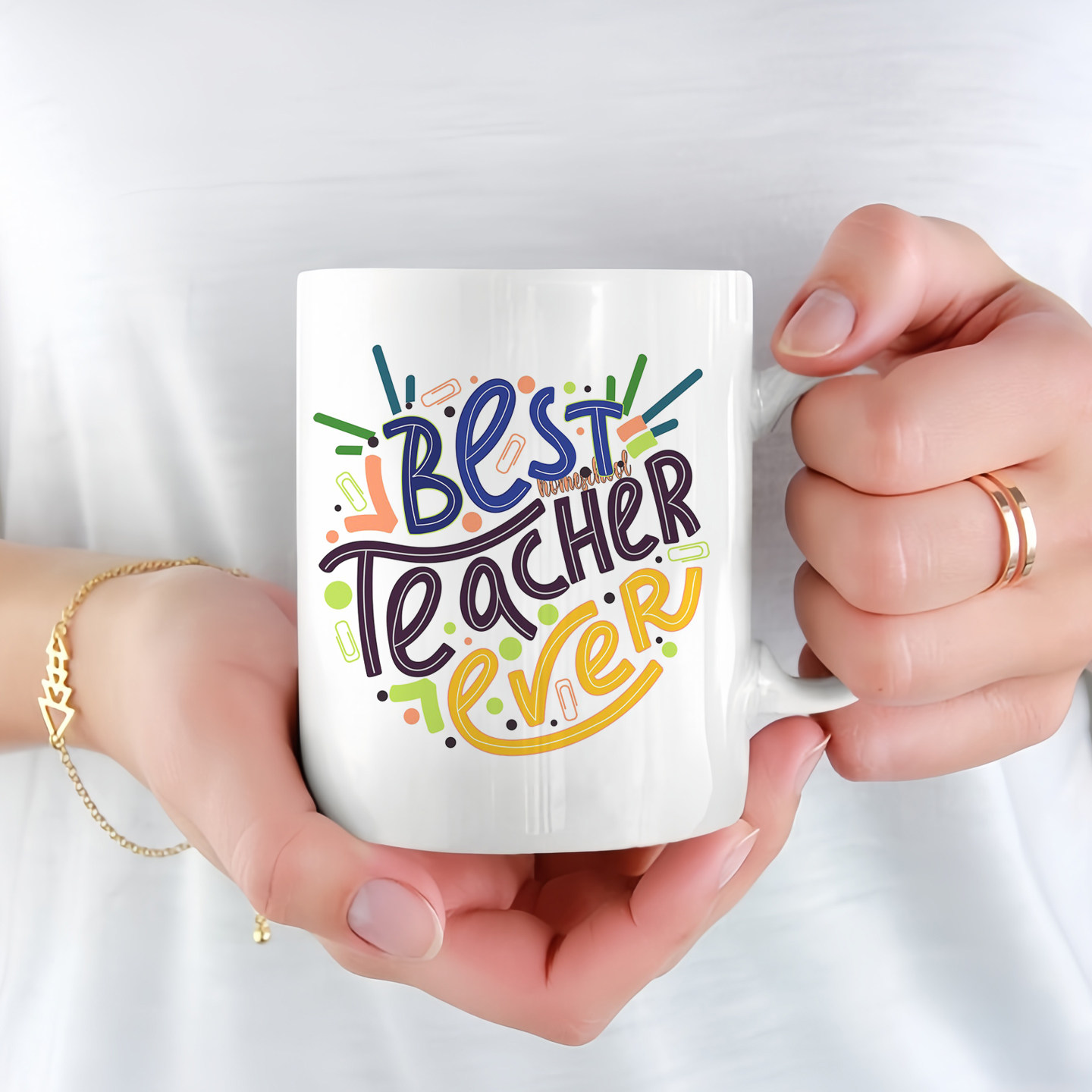 BestteacherEver马克杯陶瓷杯