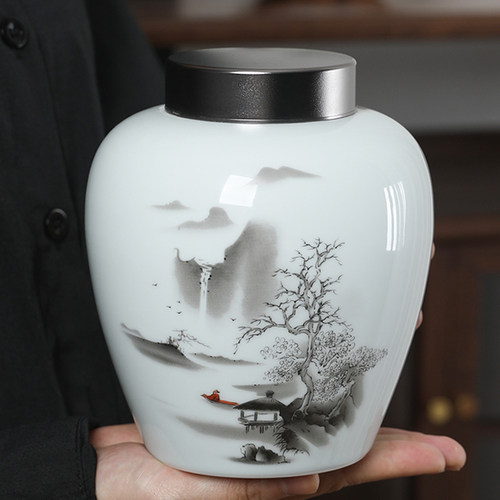勤锋陶瓷德化中式茶叶罐薄利多销