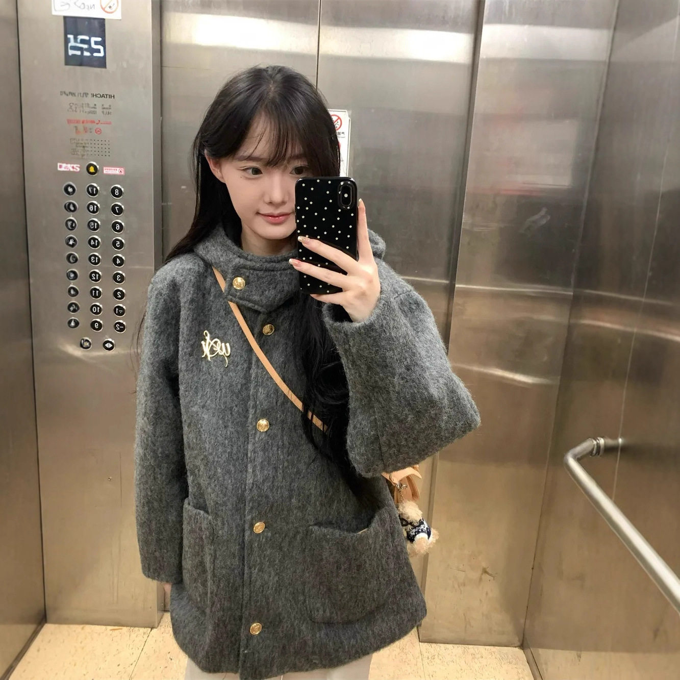 夹棉加厚【有内里】2025新款秋冬季高级感羊毛外套女贵气呢子大衣