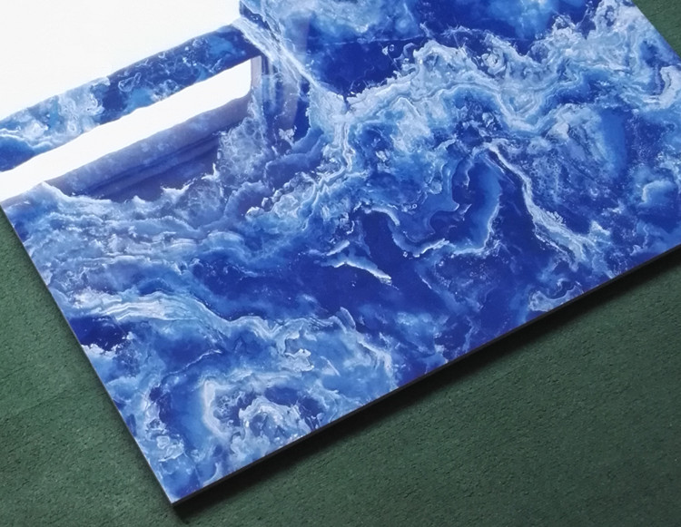 蓝色海洋大理石地x砖8f00x800f客厅卧室地砖背景墙砖