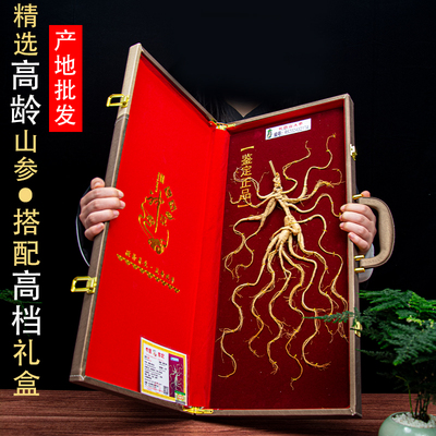 人参长白山人参林下参山参礼盒