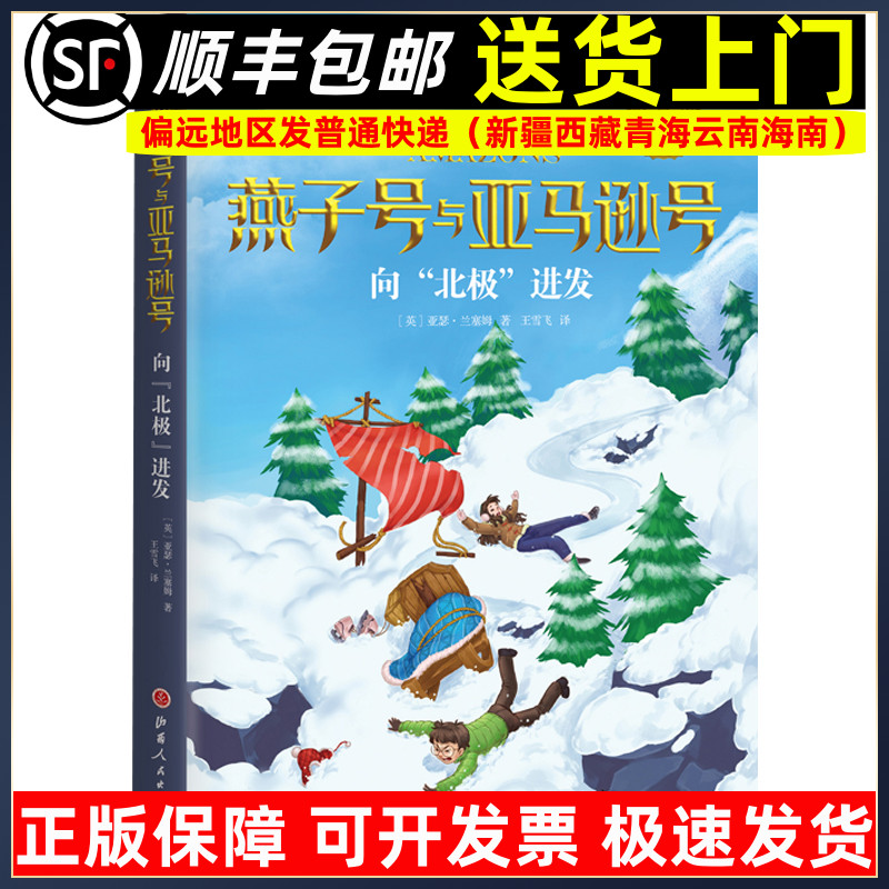 向北极进发 燕子号与亚马逊号 儿童探险小说 童书儿童文学