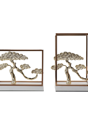 新中式风家居客厅样板房间装饰品