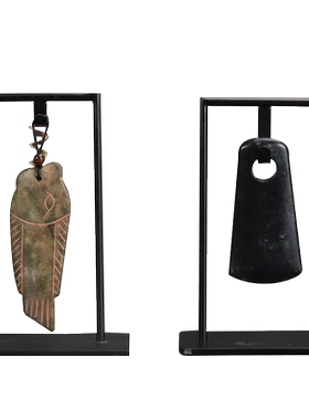 新中式风创意玉石样板房桌面吊坠