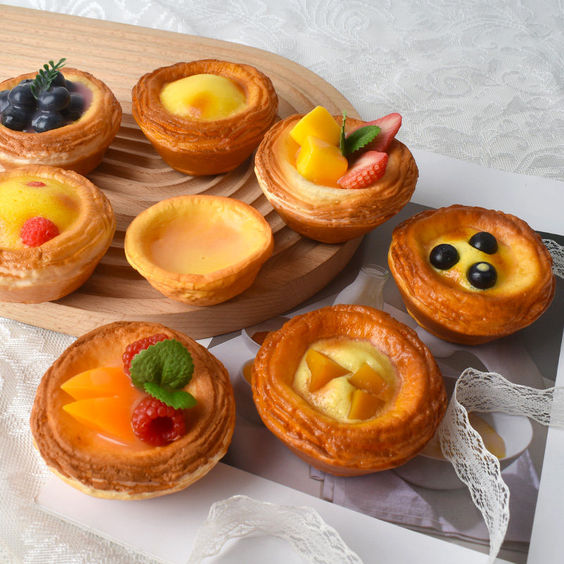 假蛋挞水果模型假面包橱窗展示