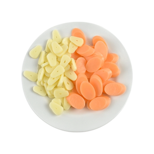 仿真火腿片模型假蒜瓣青椒摆件幼儿水果蔬菜玩具橱柜装饰摆设道具