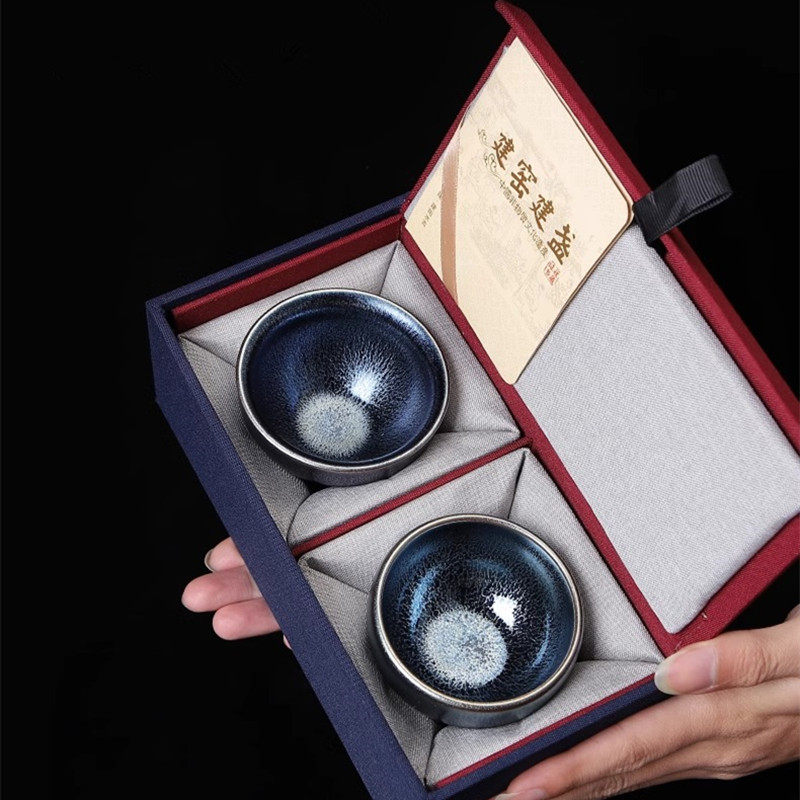 翰陌上品建盏茶杯个人专属主人杯手工烧制功夫茶盏陶瓷茶道品茗杯