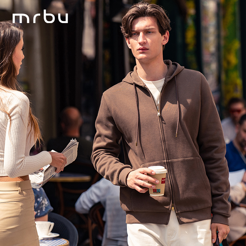 布先生长袖贴身卫衣男款