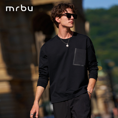 MrBu布先生秋季上衣男款长袖T恤