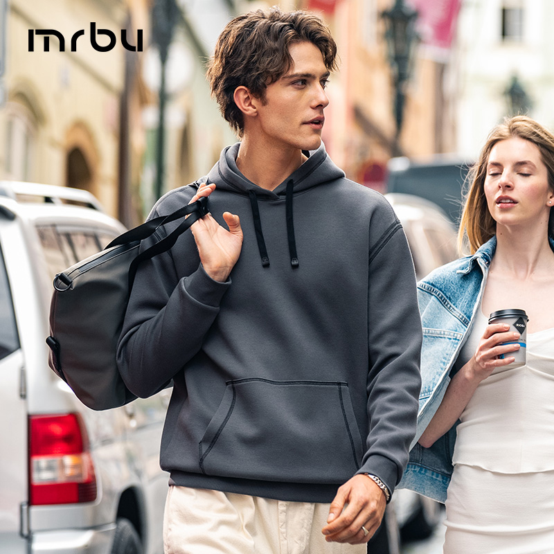 布先生连帽卫衣男新款宽松