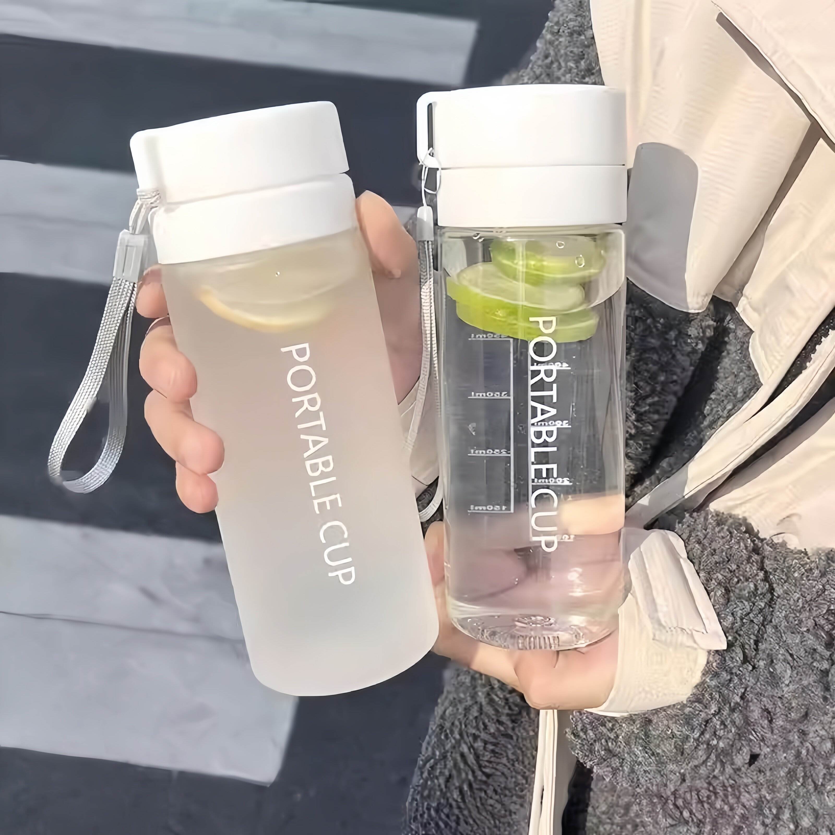 2026新款水杯子高颜值塑料耐高温便携运动男女学生夏季大容量水杯