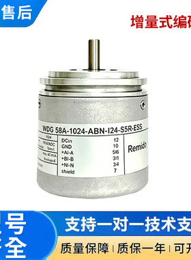 Remido增量式编码器WDG 58A-1024-ABN-I24-S5R-E59 技术支持 质保