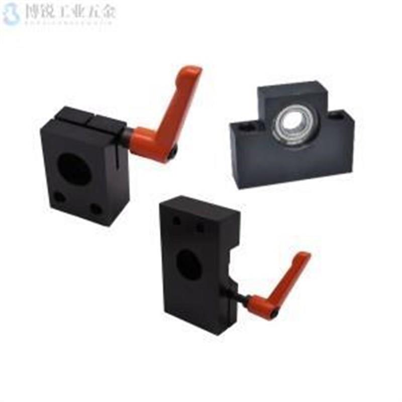 怡合达30度梯形丝杠用支座 固定侧/支持侧 方型LHF01 LHF02 LHF05