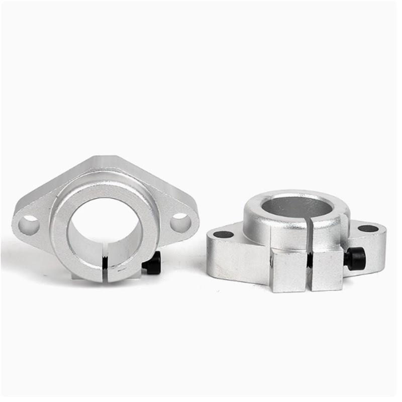 SK8 10 12 16 20 25 30 A35 4H0 50光轴支架固定座立式卧式铝支撑