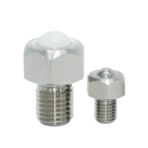 QDE02/03-5 6 8 10 12 16 20钢制万向球 车削型 螺杆式六角螺栓