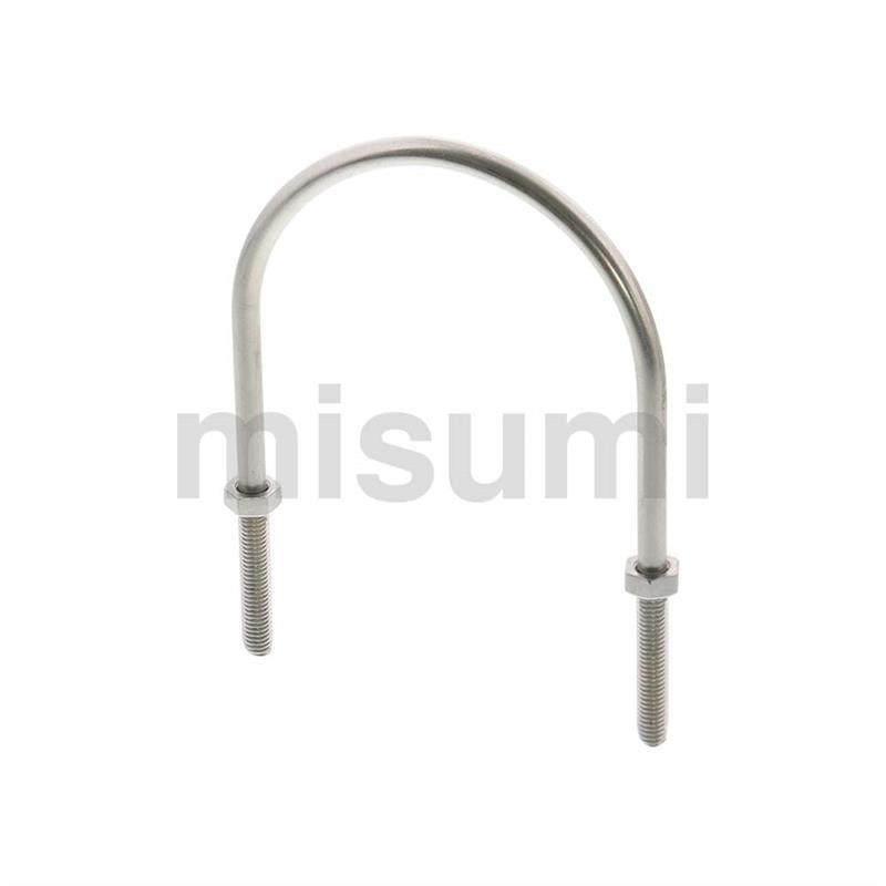 UB UBSU3/4/4-M5/6/6-M5/8/8-M5/10/10-M6/12/16 配管用U型螺栓