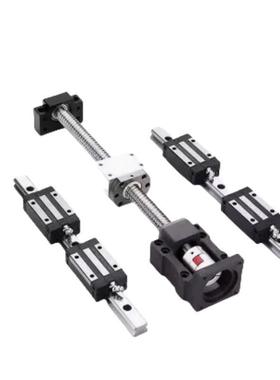 滚珠丝杠轴径12导程2/4/5/10 标准螺帽BSS BSSE-12-10-200~600