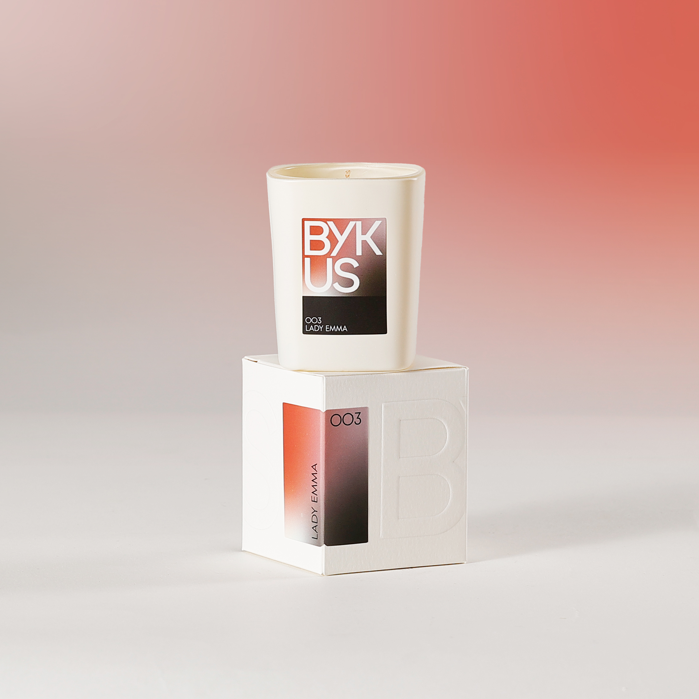 室內擴香高級感50g便攜蠟燭BYKUS