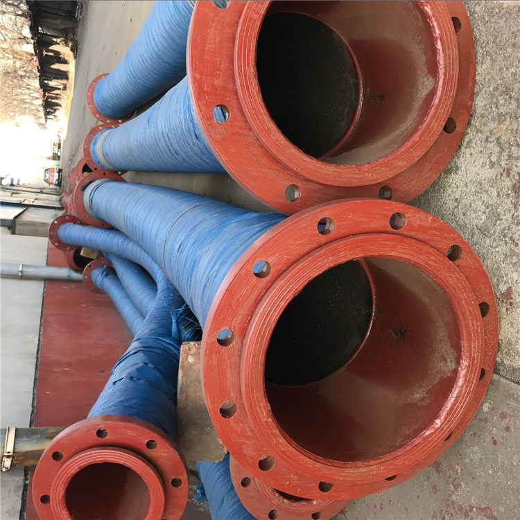 库工程厂矿排水钢丝吸引管耐负压抗老化耐弯曲大口径橡胶管厂