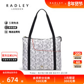 Radley24SS新品 英国奢品环保尼龙萌宠印花单肩包托特包旅行通勤
