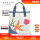 Radley英国奢品24SS帆布袋精美大容量单肩手提包减龄可爱小众百搭