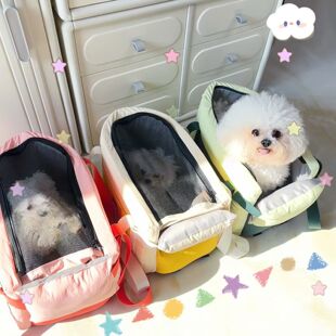 旅行车载狗窝宠物背包小型犬外出便携双肩包轻便大容量猫包