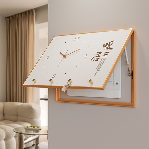 原创设计轻奢立体雕刻电表箱挂画