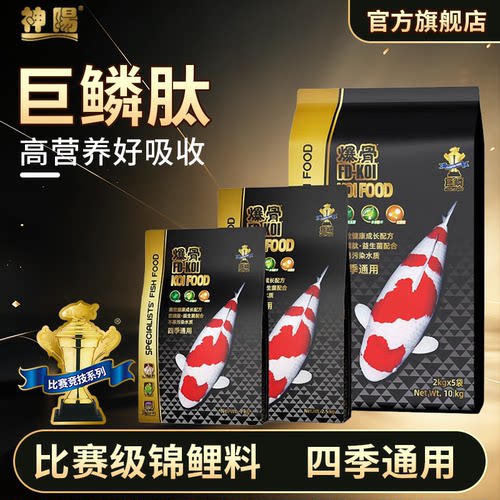 神阳巨鳞蝴蝶鲤专用下沉鱼饲料