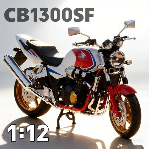 1:12本田CB1300合金摩托车复古十三姨模型玩具机车摆件仿真四缸