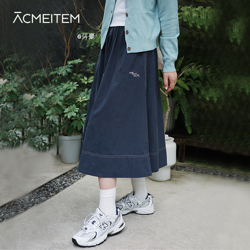 ACMEITEM爱棵米户外绣花半身伞裙