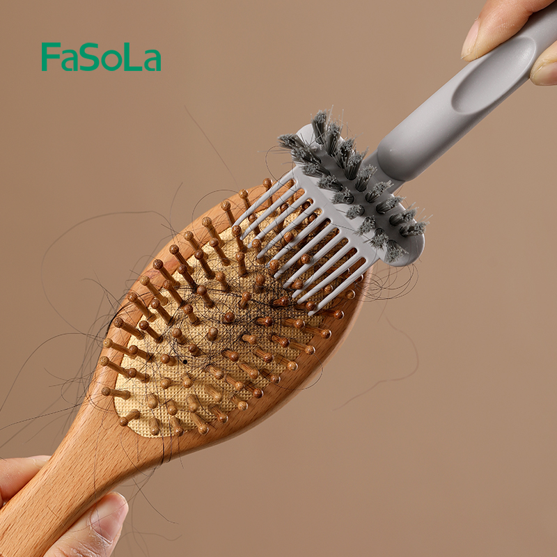 FaSoLa发梳清洁刷气垫梳子抓毛发工具家用卷发刷按摩梳子清理神器