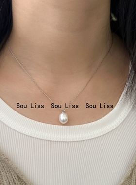 ins冷淡风天然淡水珍珠项链