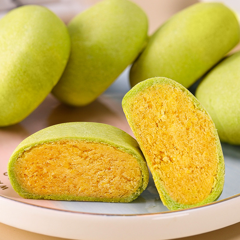 千丝抹茶绿豆饼早餐宿舍零食休闲食品小吃大礼包网红零食小点心