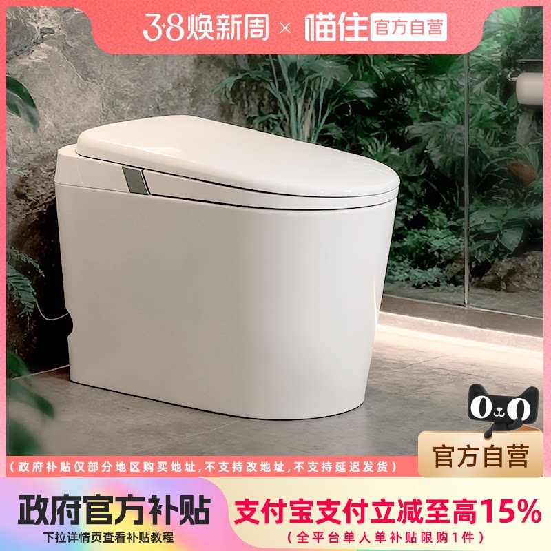 箭牌卫浴110坐便器铂金除臭全自动按摩洗智能马桶AKE1196-P