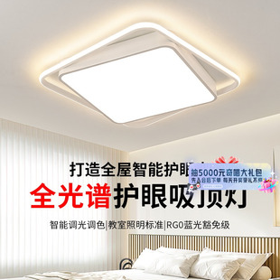 绿源护眼卧室灯现代简约LED吸顶灯家用智能房间灯具18 国补15%