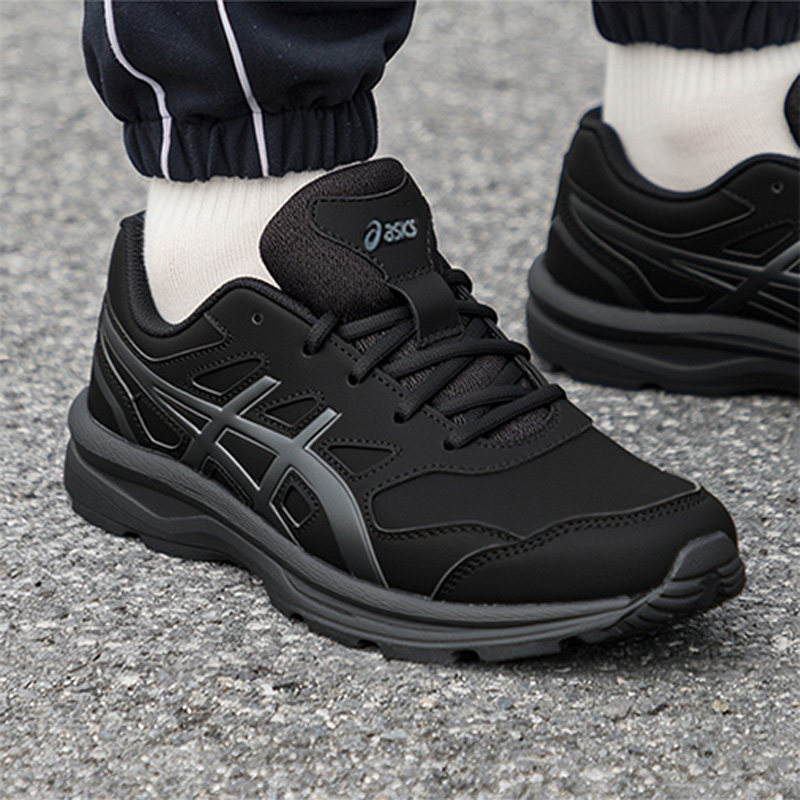 ASICS亚瑟士黑武士跑步鞋男鞋秋冬新款GEL-MISSION 3运动鞋慢跑鞋