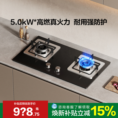 [安心灶]方太TH32B燃气灶煤气灶天然气灶具双灶台家用官方旗舰