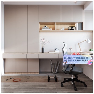 好莱客 卧室衣柜衣帽间电视餐边柜 轻定制套餐5㎡全屋定制