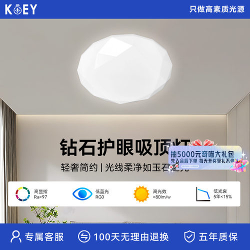 高显色指数高亮度长寿命低蓝光