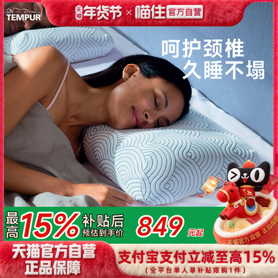 TEMPUR/泰普尔进口记忆棉超柔和悦感温枕头枕芯护颈椎助睡眠深睡