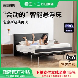 补贴15％ 菠萝斑马0号智能床黑绷带床垫黑巧版 套装