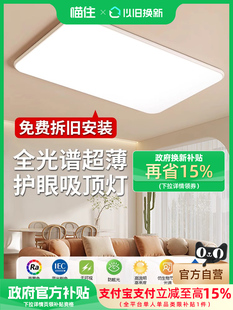 全光谱护眼客厅大灯简约高亮吸顶灯书房卧室灯