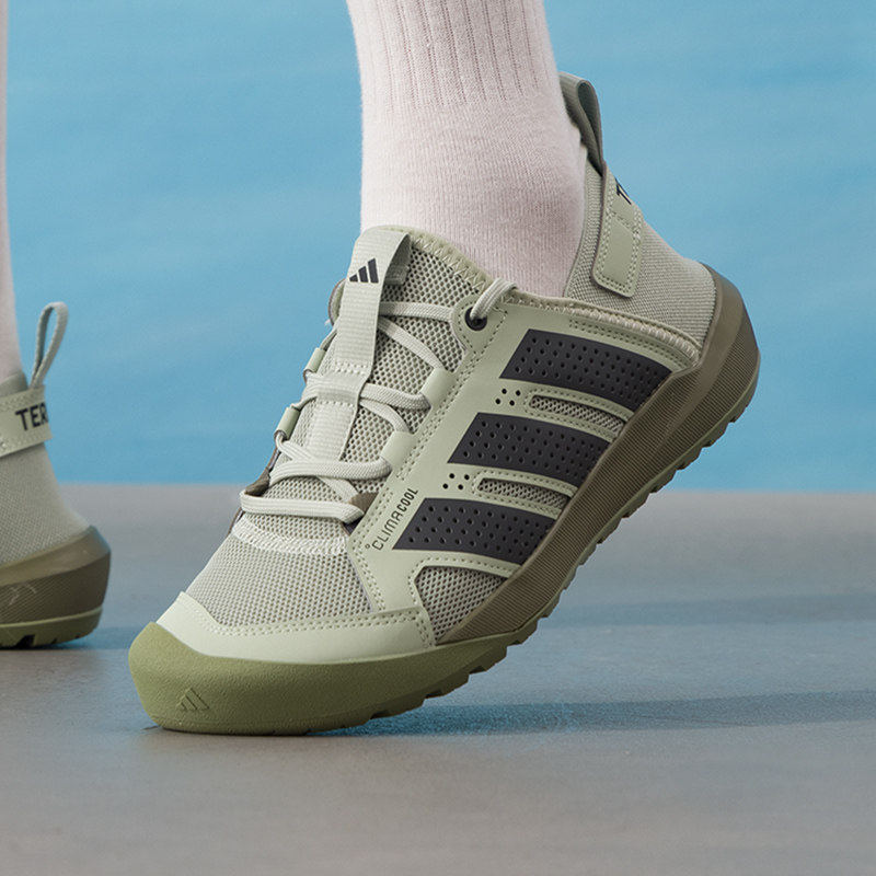 Adidas/阿迪达斯官方旗舰男鞋户外溯溪鞋透气舒适徒步鞋运动鞋