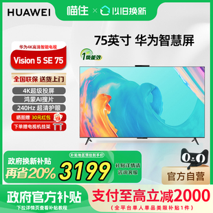 5SE 华为Vision智慧屏 75英寸MiniLED平板电视793 政府补贴20%